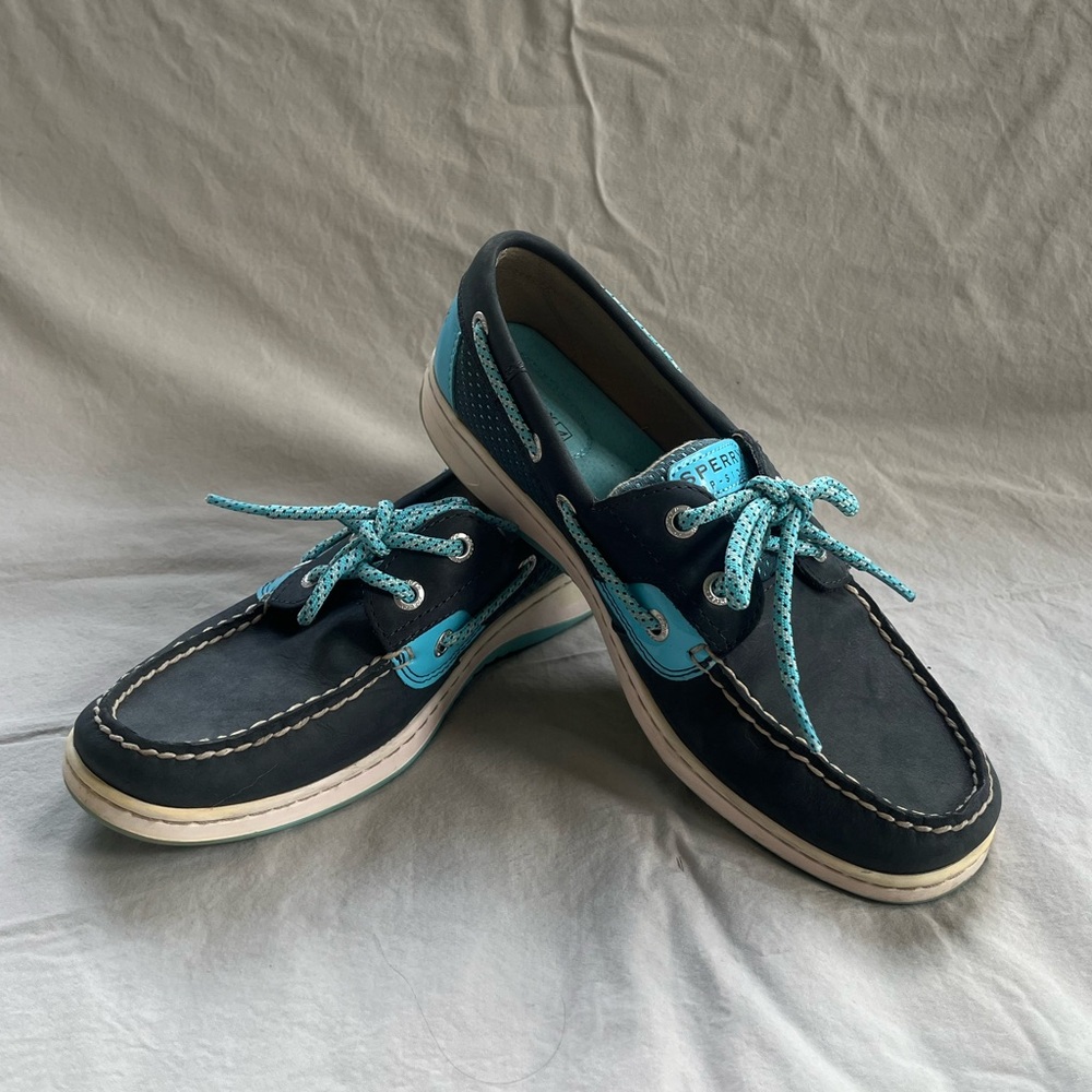 Blue Sperry Top-Siders. Women’s Size 8M.